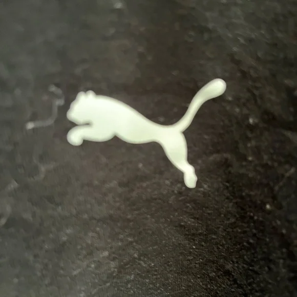 Puma Women's Black Hoodie with White Logo - Picture 3 of 4